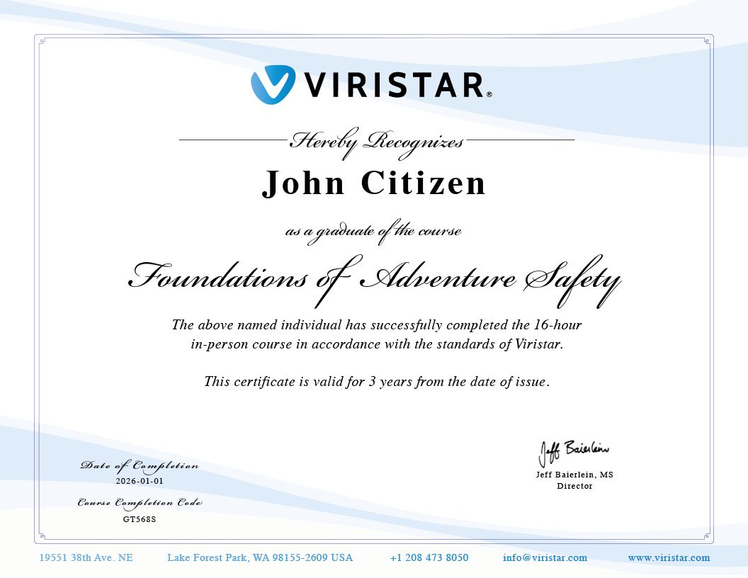 FAS Certificate_John Citizen